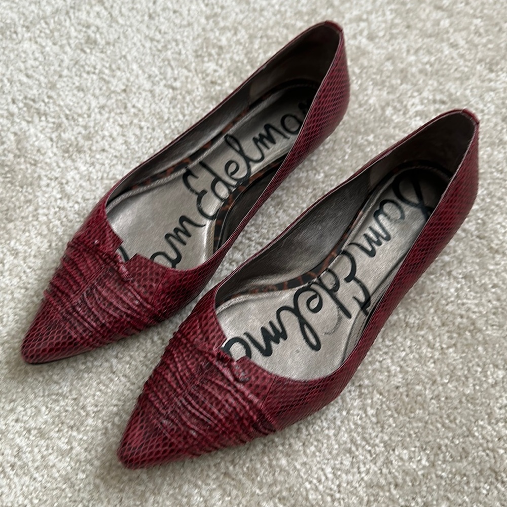 Sam Edelman Flats - Red